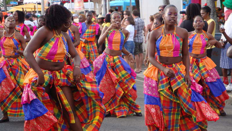 Karneval och vandring på Dominica - Västindien